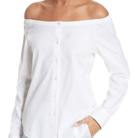 Theory Tops - Theory Off-The-Shoulder Shirt NWT 73% off